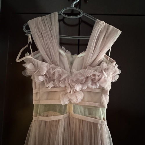 Evening dress long pink size XS like new