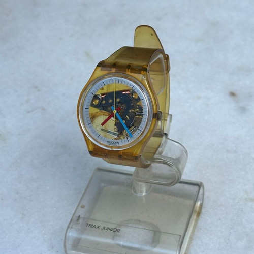 Swatch Jelly Fish GK100 1985 watch used, working, needs repair