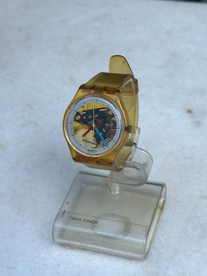 Swatch Jelly Fish GK100 1985 watch used, working, needs repair