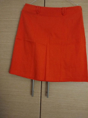 Trousers women's skirt size 6 like new, orange
