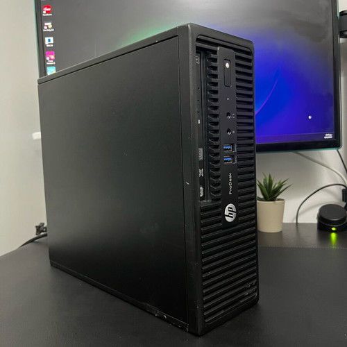 HP ProDesk 400 G3 επιτραπέζιος υπολογιστής μεταχειρισμένος με Intel i5, 8GB RAM, 240GB SSD, Windows 11