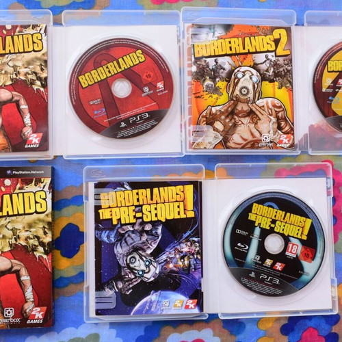 Borderlands Triple Pack PS3 like new, action RPG shooter