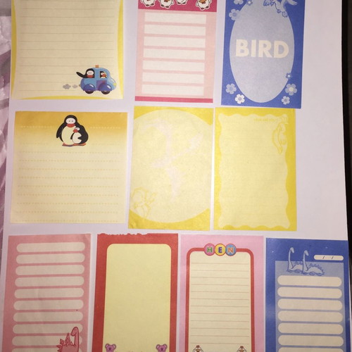 Small letter writing sheets new, pack of 40