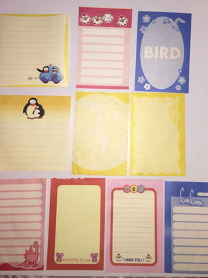 Small correspondence sheets, pack of 40, excellent condition