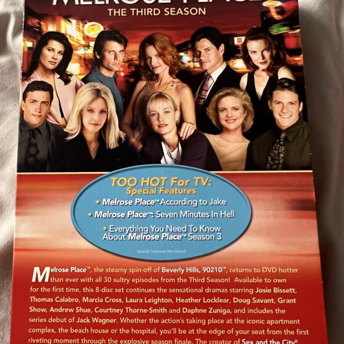 Melrose Place Season 3 DVD boxset used with English subtitles