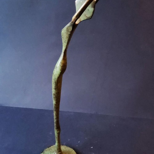 Bronze Ballerina Statue vintage Mid-Century Modern decoration