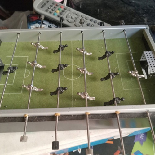 Mini Foosball Table almost new with metal ball