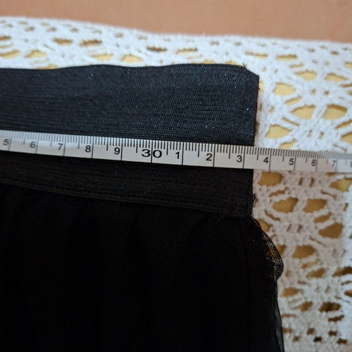 Stradivarius Black Tulle Skirt Medium Like New