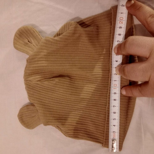 H&M kids beige hat with ears new size S