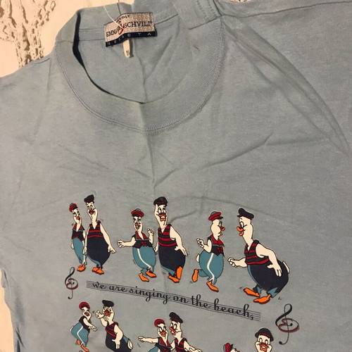Emmanuel Schvili Disney Donald Daisy Duck T-Shirt Italy Size M