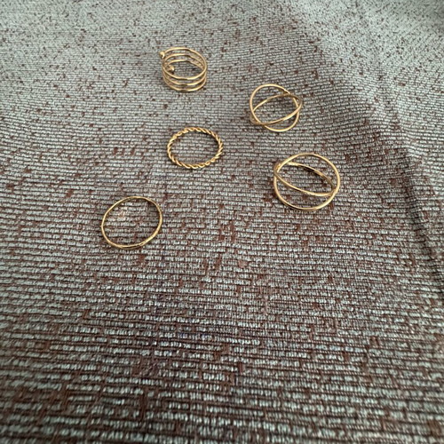 Jewelry set must have earrings and rings new
