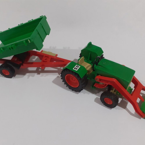 Playmobil Tractor 3500 with Trailer used