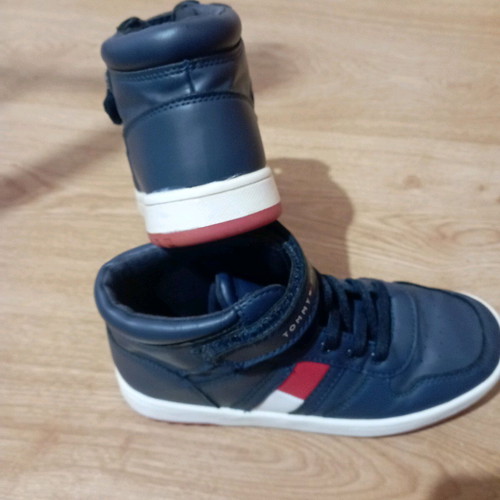 Tommy Hilfiger Boys' Athletic Boots used, size 34 blue