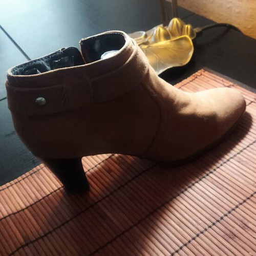 Tex ankle boots size 40 used, brown