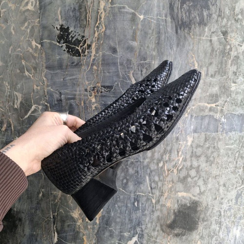 Miista London Taissa Block heels like new, black, size 38