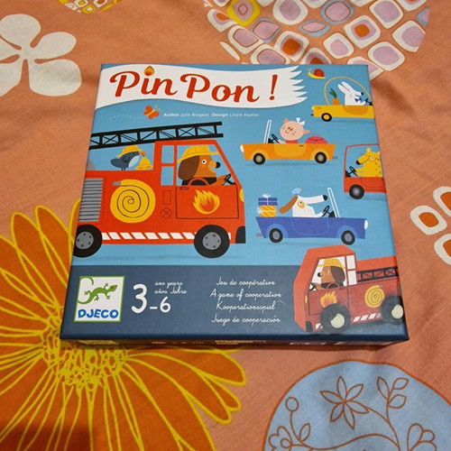 Pin Pon board game by Djeco like new