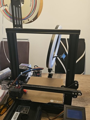 Ender Creality 3D printer like new with filament and nozzles
