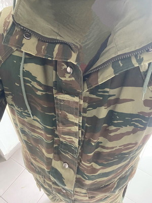 Military jacket forest color new type medium used 2024