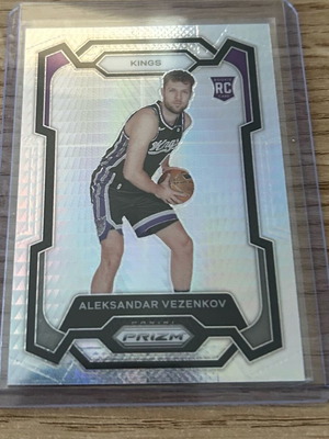 Κάρτα Σασα Βεζενκοφ Sacramento Kings Panini Prizm 2023-24 Rookie Ολυμπιακός