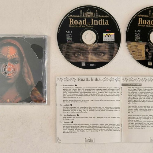 Road to India PC game like new, adventure, big box