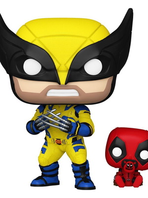 Deadpool 3 POP & Buddy Vinyl Figure Wolverine with Babypool 9 cm new
