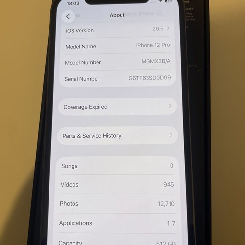 Apple iPhone 12 Pro 512GB smartphone