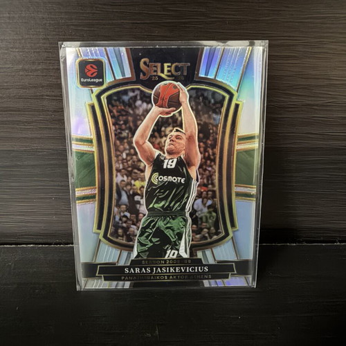 2025-26 Panini Select EuroLeague BK Saras Jasikevicius Premier Level Silver #114 like new