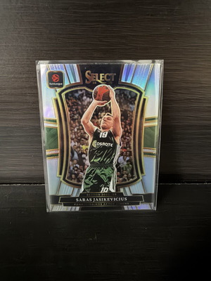 2025-26 Panini Select EuroLeague BK Saras Jasikevicius Premier Level Silver #114 like new