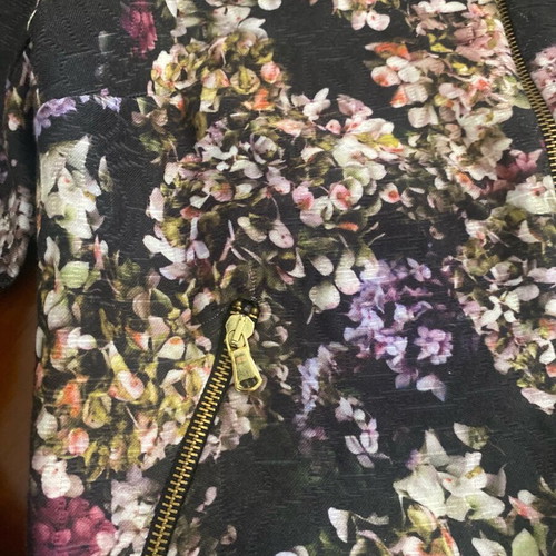 Silvian Heach bomber jacket with flowers like new, size S