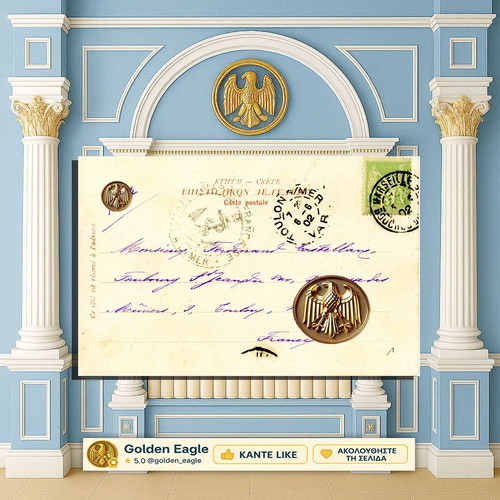 The Philharmonic of the Cretan Gendarmerie postcard used
