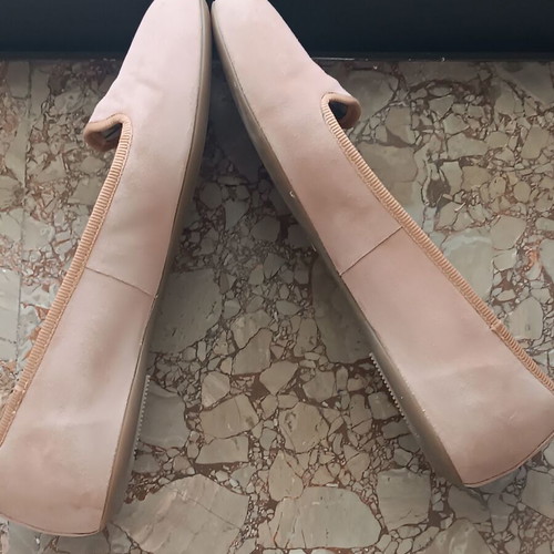 Geox ballerinas used size 38.5 pink suede