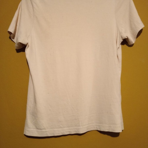 T-shirt beige with floral design, size M, new