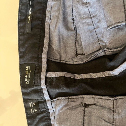 Pull&Bear Black Men's Chino Pants Like New Size M