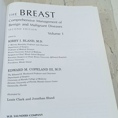 The Breast second edition comprehensive management of benign and malignant diseases like new