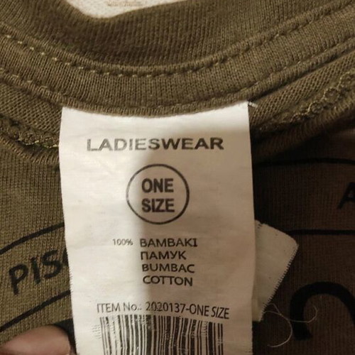 Crop top olive one size