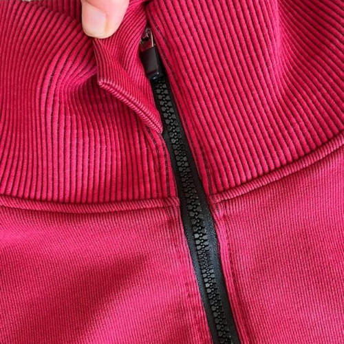 Athletic jacket red like new, size M