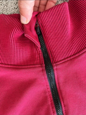 Athletic jacket red like new, size M