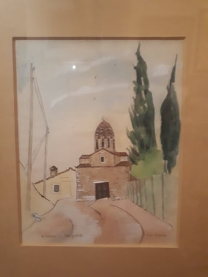 Sofi Kefala Oil Painting The Savior of Bolbotza Like New