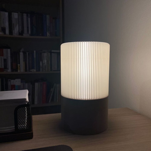 3D Printed Modern Spiral Table Lamp Large, made to order
