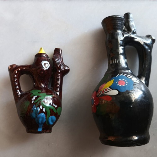 Traditional clay water whistles lalitses