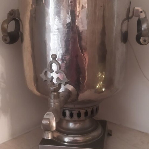 Pair of Russian Samovars used, museum quality with tsarist seals