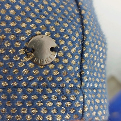 Esprit dress blue royal with gold, like new, for 3-year-old girl
