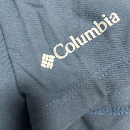 Columbia Men's T-shirt XXL blue like new, 100% cotton