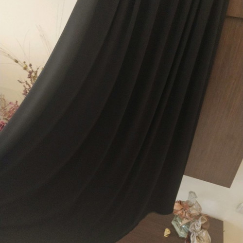Lynne maxi skirt with wrinkle-resistant fabric, basque, belt and pockets