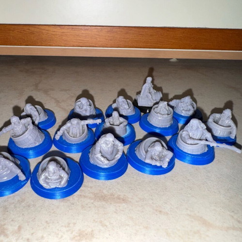Lord of the Rings 3D Scan Barrels new figures