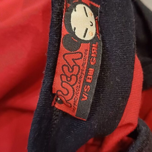 Pucca blouse used, red, size S for girls