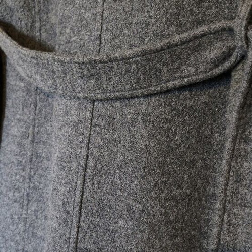 One On One women's gray wool coat used, slim fit