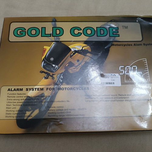 Motorcycle alarm like new with 2 remotes