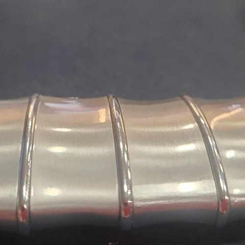 Silver lighter new with box, refillable with gas