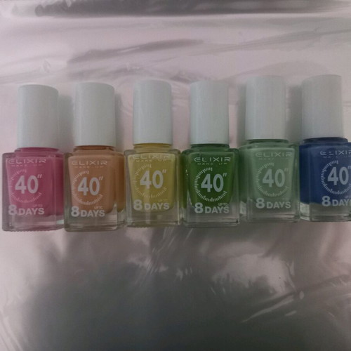 Nail polish elixir set of 6 like new